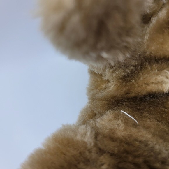 Vintage 1994 Plush Brown Tan Puppy Dog Raffoler Wrinkles Stuffed Animal Toy - Picture 3 of 8